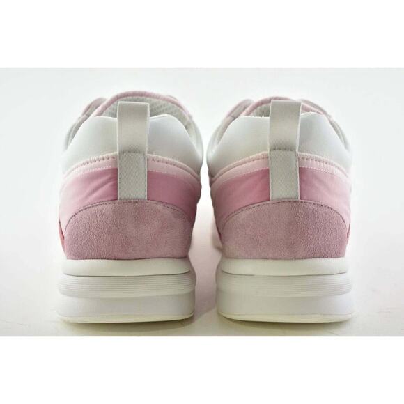 Chanel Mens 21C Pink Suede Leather CC Logo Lace Low Top Trainer Sneaker 43 10 - Picture 11 of 12